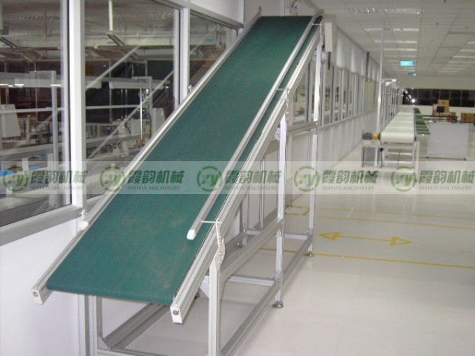 爬坡皮带输送机10